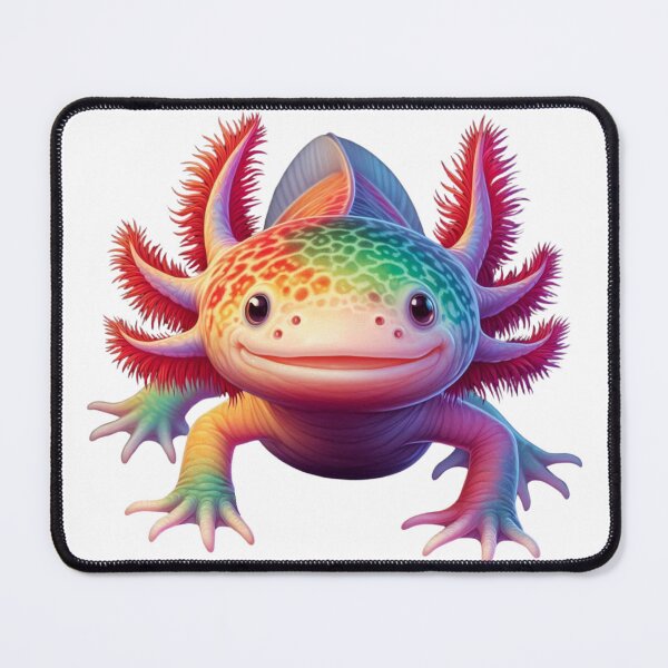 Item preview, Axolotl Rainbow Kawaii Colorful Axolotl Lovers Herpetologist designed and sold by QUOTABLE STICKERS.
