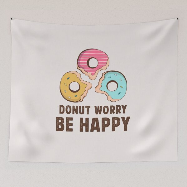 Item preview, Donut worry, be happy designed and sold by Baka Collective.