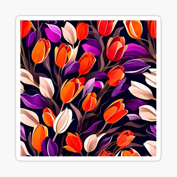 Item preview, Multicolored tulips designed and sold by Tchoice.