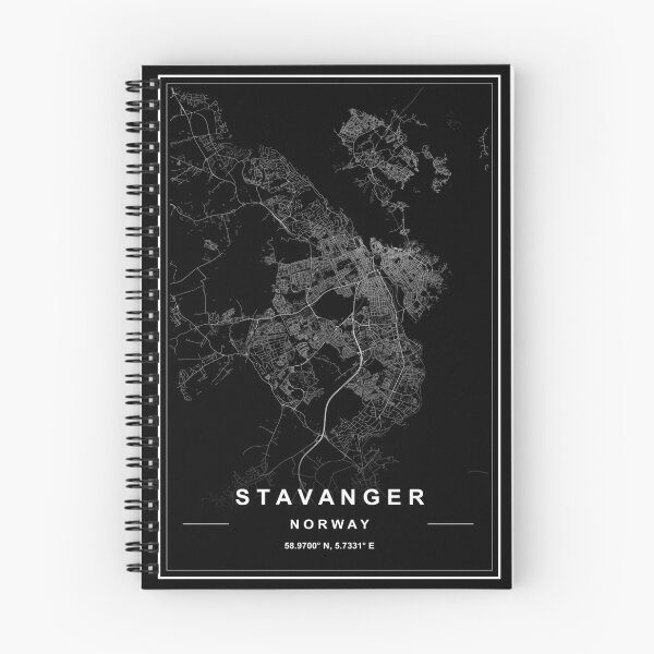 Item preview, Stavanger City Map designed and sold by SHAMPAIN-ART-CO.