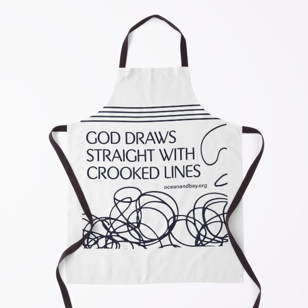 Item preview, God Draws Straight With Crooked Lines at Ocean and Bay OA designed and sold by Ocean & Bay Intergroup Overeaters Anonymous in Rhode Island.