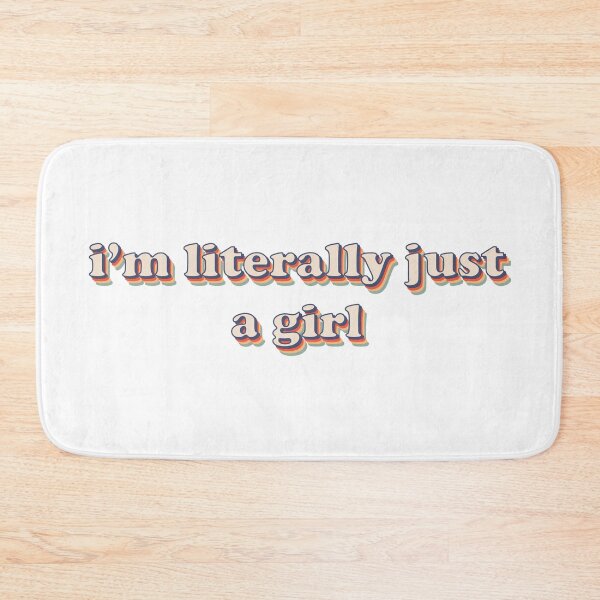 Item preview, i'm literally just a girl sticker magnet meme shirt bag hat designed and sold by emking5100.