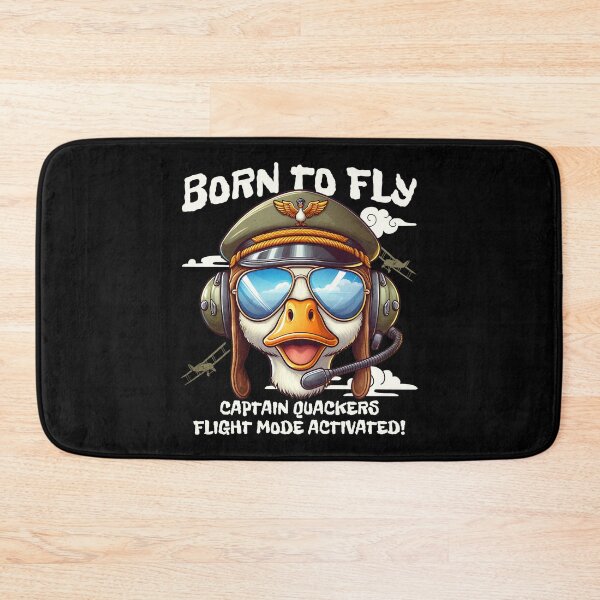 Item preview, BORN TO FLY - DUCK CAPTAIN designed and sold by justyna-s28.
