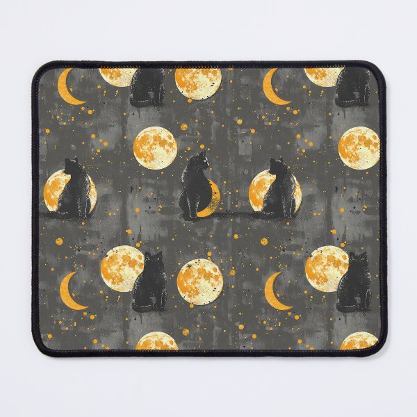 Item preview, Black Cat and Moon 4 designed and sold by Magnuna.