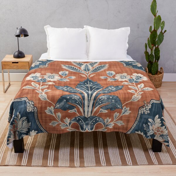 Item preview, Earth and Blue Botanical Floral designed and sold by meggydesigns.