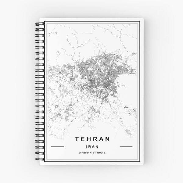 Item preview, Tehran City Map designed and sold by SHAMPAIN-ART-CO.