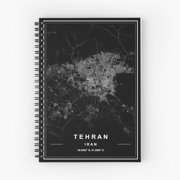 Item preview, Tehran City Map designed and sold by SHAMPAIN-ART-CO.