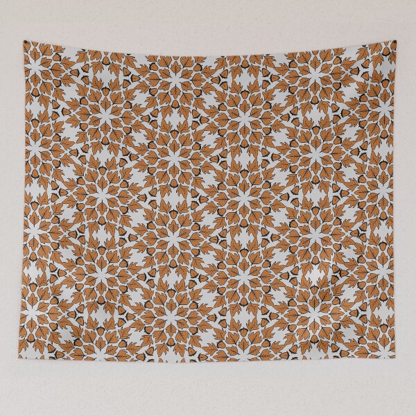 Item preview, Hojas de otoño Mandela designed and sold by thumbjoint.