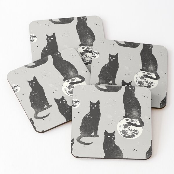 Item preview, Black Cat and Moon 8 designed and sold by Magnuna.