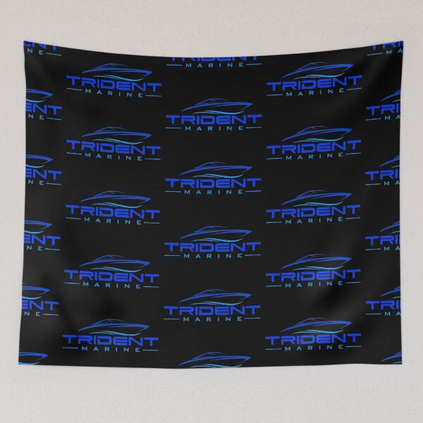 Item preview, Trident Boats Marine Lake Ocean Blue designed and sold by ChristinasMess.