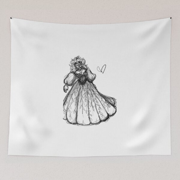 Item preview, Girl Wearing Vine Dress designed and sold by Iridescent Seraph.
