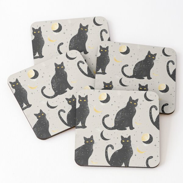 Item preview, Black Cat and Moon 9 designed and sold by Magnuna.