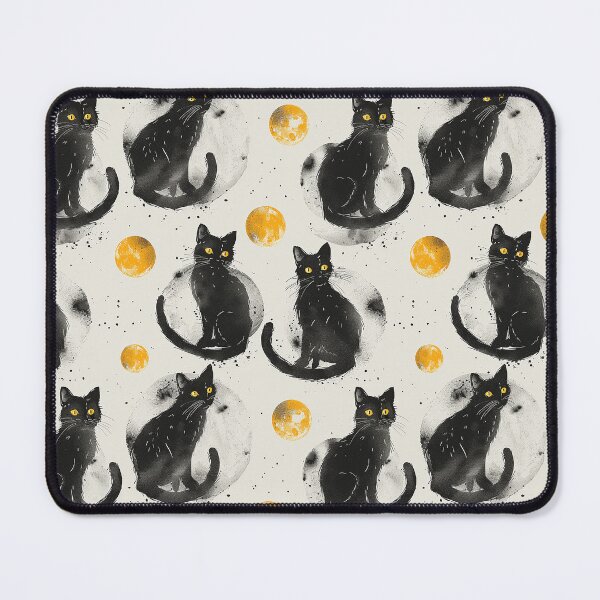 Item preview, Black Cat and Moon 10 designed and sold by Magnuna.