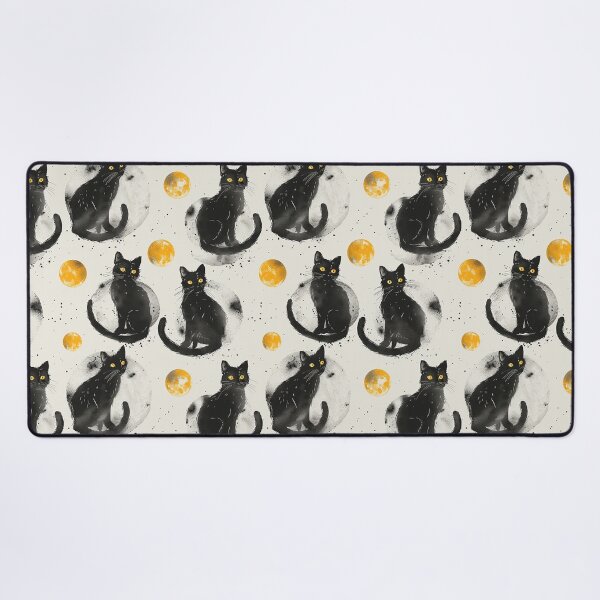Item preview, Black Cat and Moon 10 designed and sold by Magnuna.