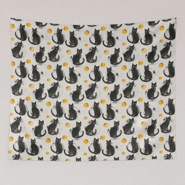 Item preview, Black Cat and Moon 10 designed and sold by Magnuna.