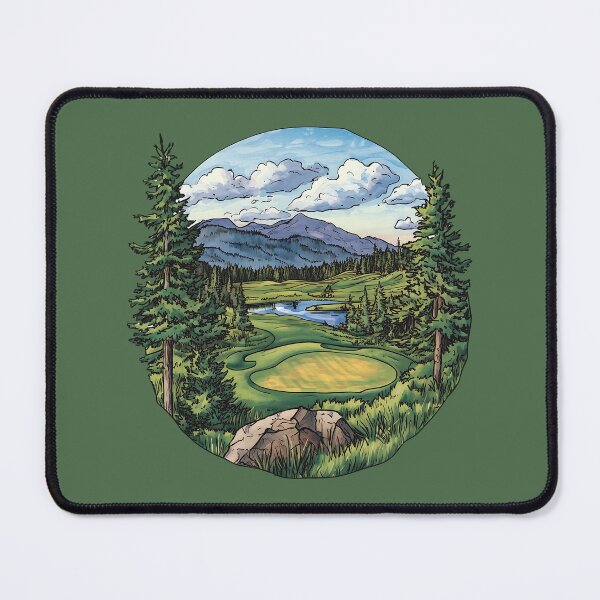 Item preview, Okanagan Golf Course Golfing Landscape Art British Columbia designed and sold by meganohm.