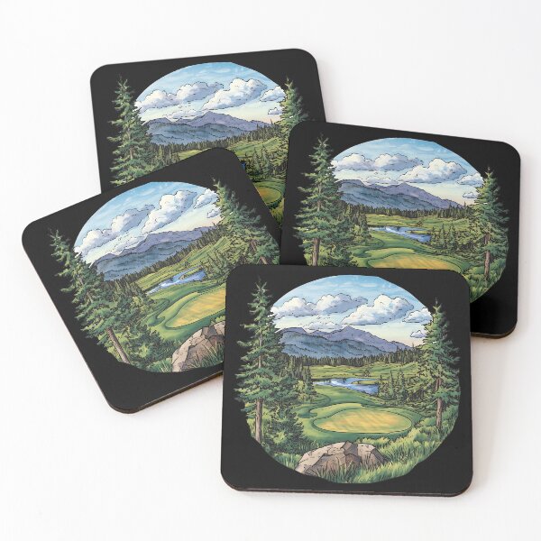 Item preview, Okanagan Golf Course Golfing Landscape Art British Columbia designed and sold by meganohm.