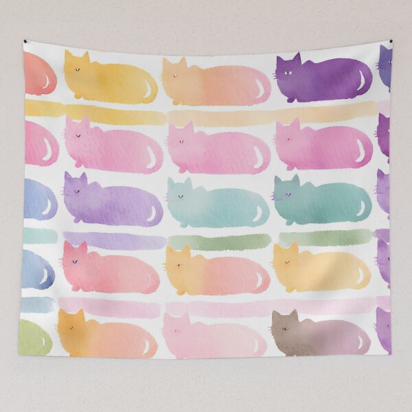Item preview, Colorful Cats Artwork Design designed and sold by Have Mercy.