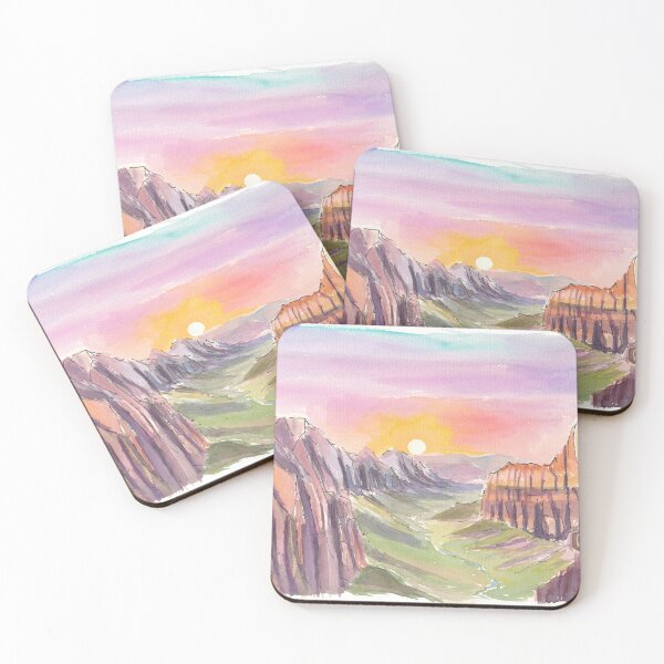 Item preview, Sunrise of Zion National Park Sandstone Rocks Angels Landing designed and sold by artshop77.