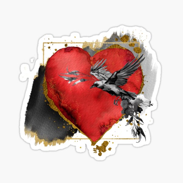 Item preview, Raven's Heart designed and sold by Anastasia Kourou.