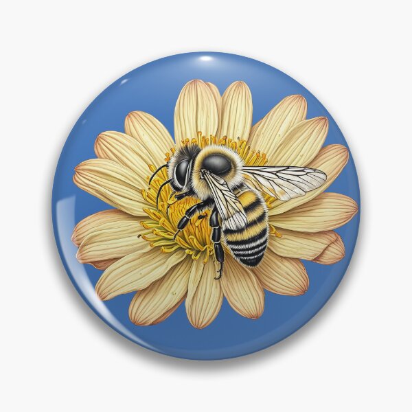 Item preview, Cute bee and yellow flower designed and sold by Purr95.