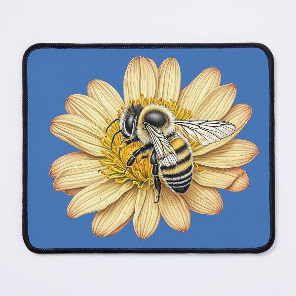 Item preview, Cute bee and yellow flower designed and sold by Purr95.