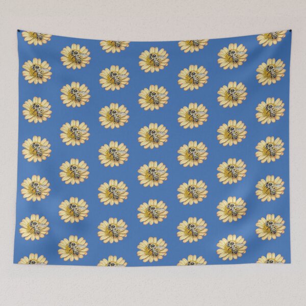 Item preview, Cute bee and yellow flower designed and sold by Purr95.