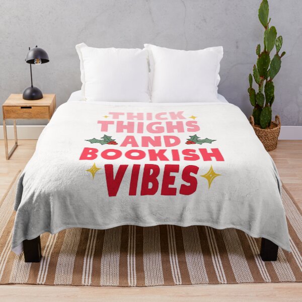 Item preview, Thick thighs & bookish vibes designed and sold by Neadoodles.