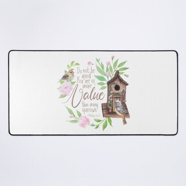 Item preview, Matthew 10:31 You Are Of More Value Than Many Sparrows Brown designed and sold by amazingjoy.