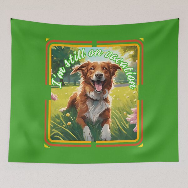 Item preview, Vacation  Dog Animals Nature designed and sold by Design_Your_Day.