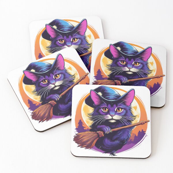 Item preview, 90s Witchy Cat designed and sold by KreativeKathryn.