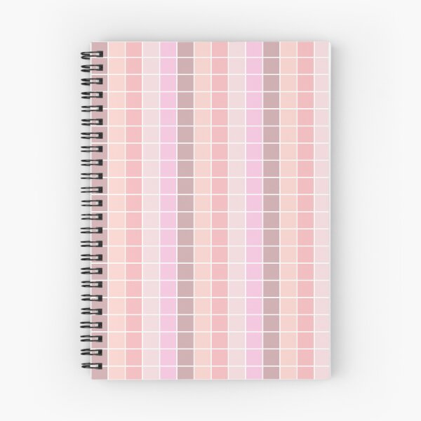 Aperçu de l'œuvre Pink Beige Pastel Colors Grid créée et vendue par Jeallan Designs.