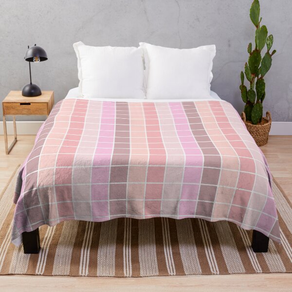 Artikelvorschau, Pink Beige Pastel Colors Grid entworfen und verkauft von Jeallan Designs.
