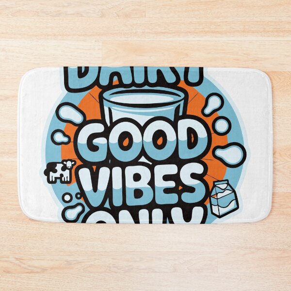 Item preview, Sticker T-Shirt Design Trending: Dairy, Good Vibes Only designed and sold by ForeverPrintsOK.