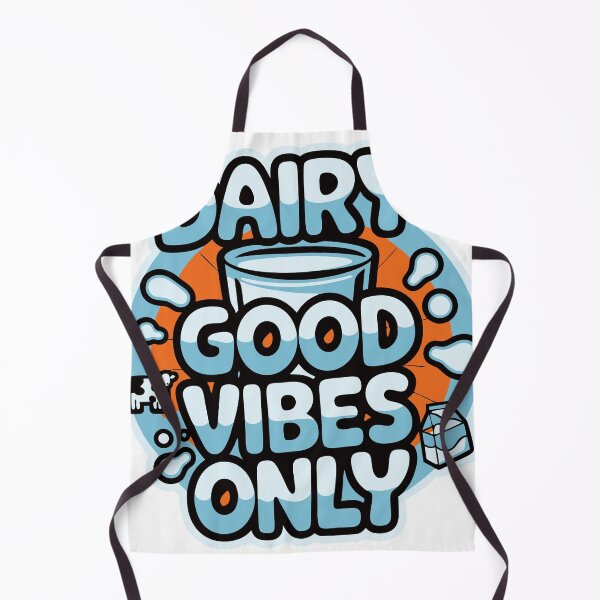 Item preview, Sticker T-Shirt Design Trending: Dairy, Good Vibes Only designed and sold by ForeverPrintsOK.