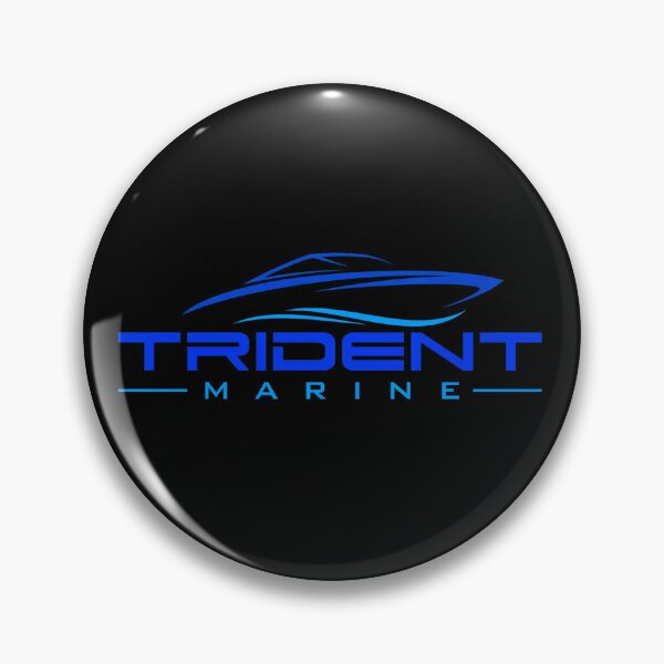 Item preview, Trident Boats Marine Lake Ocean Blue designed and sold by ChristinasMess.