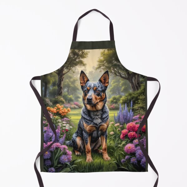 Item preview, Elsa Blue Australian Cattle Dog Portrait Art designed and sold by Heart and Soul Studio.