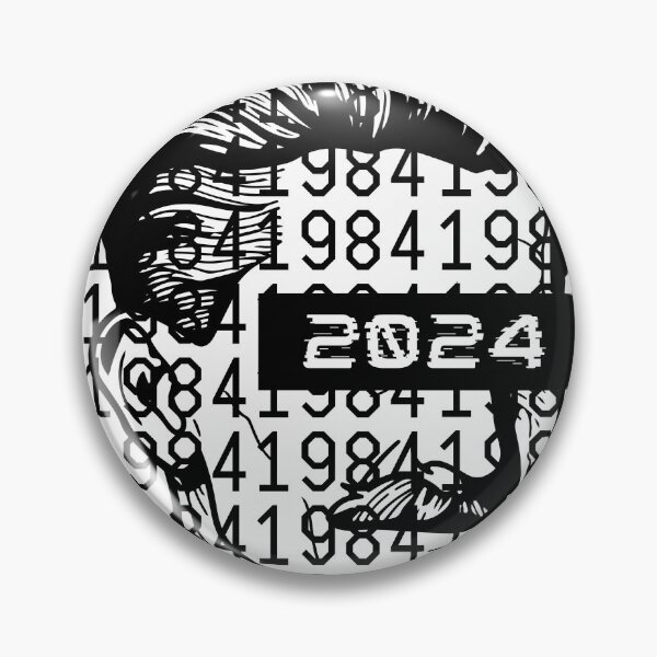 Item preview, 40 Years Late(r) George Orwell 1984 Dystopia T-Shirt, Retro Future Propaganda Shirt, Big Brother Conspiracy Prediction Tee, Obey Censor Top designed and sold by DropDeadDsgns.