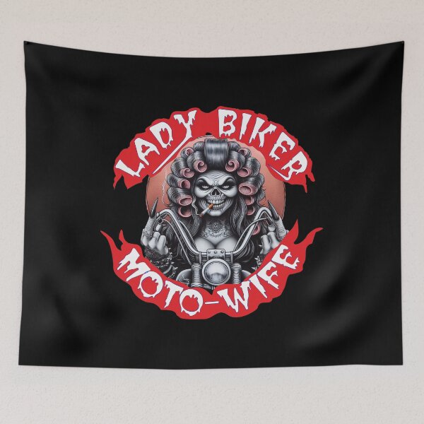 Item preview, Lady Biker Moto-Wife designed and sold by TomVtX.