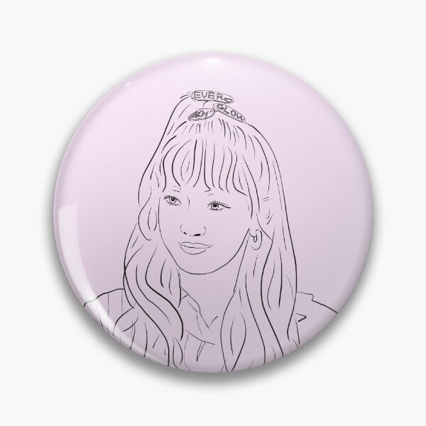 Item preview, Onda / Jo Serim (Everglow) K-pop artist outline art designed and sold by Eclectic-aww.