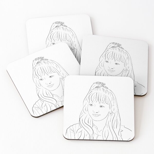 Item preview, Onda / Jo Serim (Everglow) K-pop artist outline art designed and sold by Eclectic-aww.