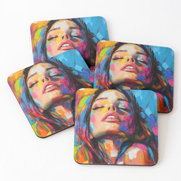 Item preview, Vibrant Masterpiece: A Colorful Portrait of Timeless Beauty #6 designed and sold by iartes.