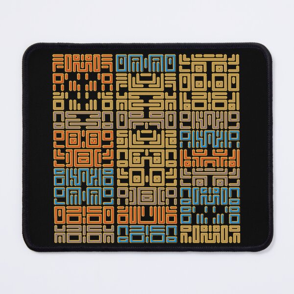 Item preview, Glyph Block 10x3 Red, Gold, Blue designed and sold by Mary Holstege.