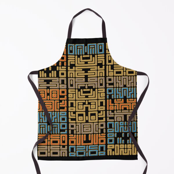 Item preview, Glyph Block 10x3 Red, Gold, Blue designed and sold by Mary Holstege.