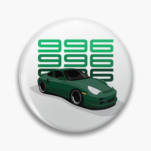 Artikelvorschau, 2004 Grüne Porsche 996 Turbo Abbildung entworfen und verkauft von blackdogshop.