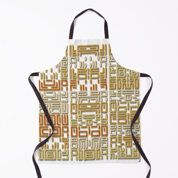 Item preview, Glyph Block 10x3 Gold, Copper, Silver designed and sold by Mary Holstege.