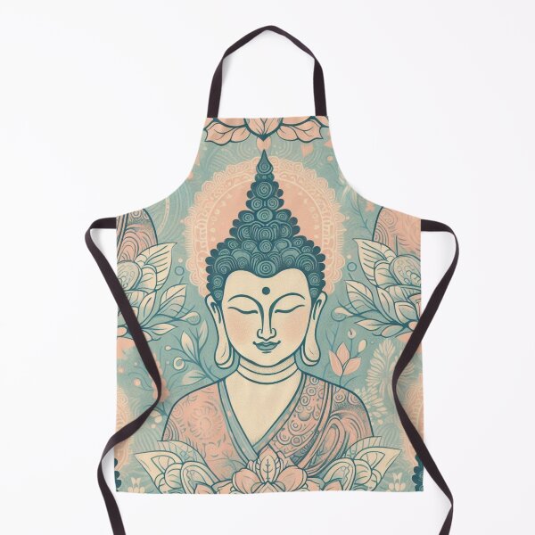 Item preview, Pink and Turquoise Buddha Pattern – Vibrant Buddha Art, Spiritual Design, Zen Home Decor, Meditation Art, Peaceful Buddha Illustration, Modern Buddha Pattern for Wall Art and Textiles designed and sold by 21 Dragonflies.