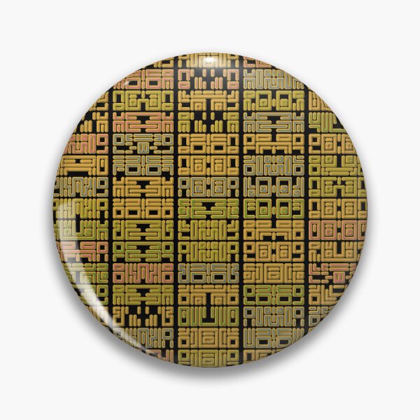 Item preview, Glyph Block 15x5 Gold, Copper, Silver designed and sold by Mary Holstege.