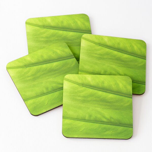 Item preview, Green leaf strong veins - nature photography designed and sold by NiftyPatterns.