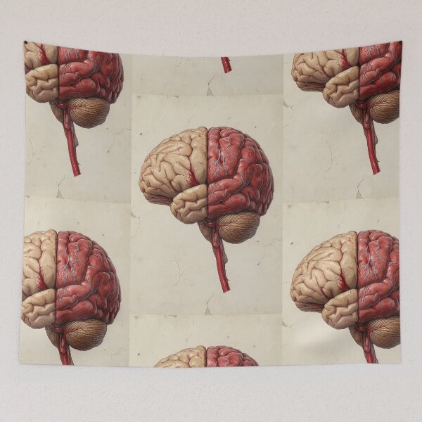 Item preview, Colorful Human Brain, Illustrations Showing Its Complexity designed and sold by Piotrek0001.